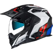 NEXX X.WED2 Vaal Wit Rood Mat Adventure Helm Maat XS