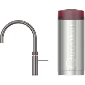 Quooker Fusion Round met COMBI+ boiler 3-in-1 kraan gunmetal