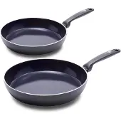Greenpan Torino Set de Poêles à Frire Céramique 24 + 28 cm