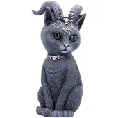 Nemesis Now - Cult Cuties - Pawzuph - Goat Cat figuur 26.5cm - hand bewerkt en handbeschilderd