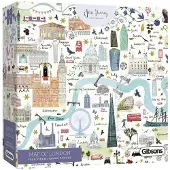 Gibsons Map of London Puzzel (1000 stukjes)