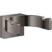 GROHE Handdoekhouders + handdoekhaken, Haak GROHE Selection dubbel hard grafiet gepolijst 41049A00