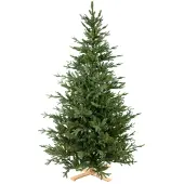 Van Der Gucht Kunstkerstboom Goteborg PE met houten voet 183 cm Our Nordic Christmas National Tree Company