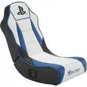 X Rocker Geist Gaming vloerstoel, Playstation 2.0, wit/blauw