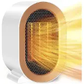Vulpes goods Elektrische Kachel - Ventilatorkachel - 1200W - Wit