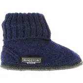 Bergstein kids pantoffels donkerblauw Jongens/Meisjes Wol Effen - maat 20