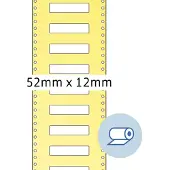 Herma Rol etiketten thermotransfer 52x12 mm wit papier licht glanzend 5000 st.