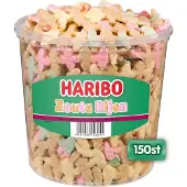 Haribo 6x Zoute Rijen 150 stuks
