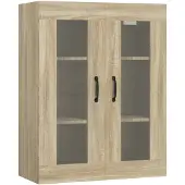 vidaXL Bovenkast 69,5x34x90 cm sonoma eikenkleurig