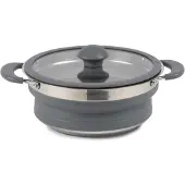 Kampa Opvouwbare Sauspan 1.5l Zilver