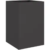 vidaXL Plantenbak 52x48x75 cm staal zwart