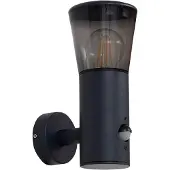 LINDBY - Heulo Buiten Wandlamp Ø10,5 w/Sensor Rook Grijs