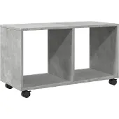 vidaXL Rolkast 72x33x42,5 cm bewerkt hout betongrijs