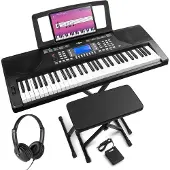 Max Rhapsody61P complete keyboard set - inclusief bankje, standaard, sustainpedaal en koptelefoon