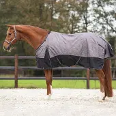 QHP Regendeken 300gram Deken turnout 1200D Buitendeken Amber brown