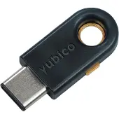 Yubico Passwordmanager USB-stick YubiKey 5C Zwart/goud 5060408461488