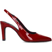 Manfield Rode lakleren slingbacks | Maat 36