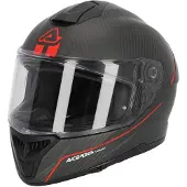 Acerbis Tarmak Mat Zwart Rood Systeemhelm Maat 3XL