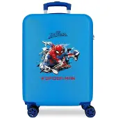 Marvel Joumma Bagsunisex voor kinderen. 2411763 Kajuitformaat koffer Spiderman Geo Blue --38x55x20 cm (OSFA), Blauw, ABS/polycarbonaat, Marineblauw