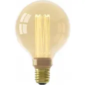 Calex E27 LED Globelamp Glassfiber Goud | 3.5W 120Lm 1800K | 220-240V G95 | Dimbaar