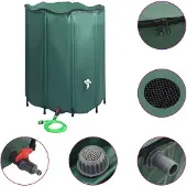 vidaXL Regenton inklapbaar met tap 1000 L