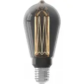 Calex LED Glasfiber Rustic lamp 220-240V 3,5W 40lm 2000K ST64 Titanium E27 dimbaar