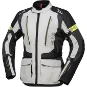 IXS Lorin-ST Light Grijs Zwart Textiele Motorjas Maat L