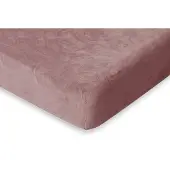 Eleganzzz Hoeslaken Flanel Fleece 35cm Hoekhoogte - old rose 140x200cm