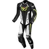 Berik Losail-R Perforated Kangaroo Zwart Wit 1-Delig Motorpak Maat 56