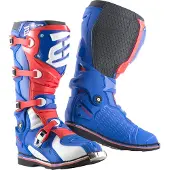 Bogotto MX-7 S Crosslaarzen Wit Rood Blauw Maat 39