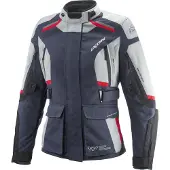 Ixon Midgard Lady Grege Marineblauw Zwart Waterdichte Textiele Motorjas Maat M