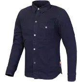 Merlin Porta D30 Canvas Donkerblauw Single Layer Motorshirt Maat S