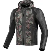 Bogotto Radic Leren / Textiele Motorjas Groen Maat S