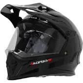 Acerbis Rider Junior Solid Zwart Kinder Crosshelm Maat YS