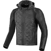 Bogotto Radic Leren / Textiele Motorjas Zwart Maat S