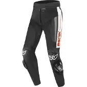 Berik Kendo Zwart Wit Rood Leren Motorbroek Maat 54