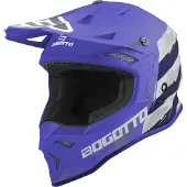 Bogotto V337 Wild-Ride Blauw Zwart Wit Crosshelm Maat L