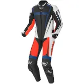 Berik Race-X Zwart Wit Rood Blauw 1-Delig Motorpak Maat 56