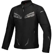 Ixon Caliber Zwart Waterdichte Textiele Motorjas Maat XL