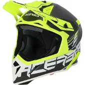 Acerbis Steel Carbon 2023 Zwart Gele Crosshelm Maat XS