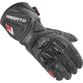 Bogotto Monza Geperforeerde Zwart Handschoenen Maat S