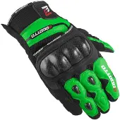 Bogotto Flint Zwart Groen Handschoenen Maat XS