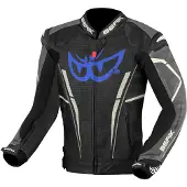 Berik Street Pro Evo motorjas, leer, zwart/grijs, maat 50
