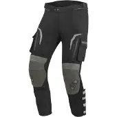 Bogotto Explorer-Z Waterdichte Zwart Groen Leren / Textiele Motorbroek Maat 3XL