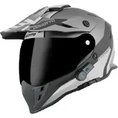 Bogotto H331 BT Tour EVO Zwart Grijs Bluetooth Enduro Helm Maat M