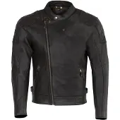 Merlin Chester D3O Cafe Zwart Leren Motorjas Maat XL