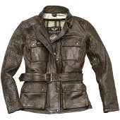 Black-Cafe London Madrid Bruin Dames Leren Motorjas Maat M