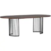 Venture Home Hamneskär eetkamertafel 110x220cm okkernoot decor.