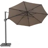 Platinum Challenger T2 premium zweefparasol 350 cm rond havanna