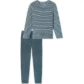 Schiesser badstof pyjama indigo
